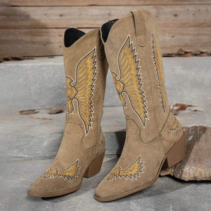 Retro Western Cowboy Boots