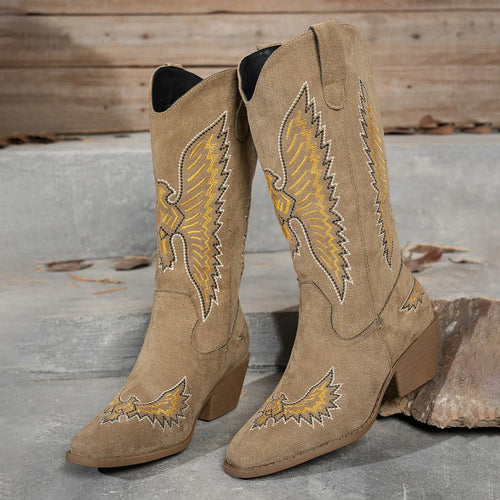 Retro Western Cowboy Boots