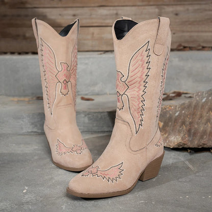 Retro Western Cowboy Boots